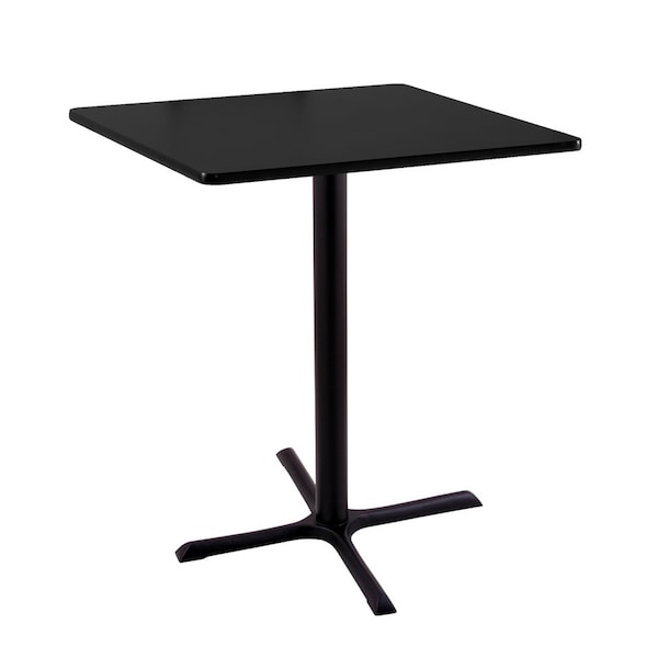 42" 211 Black Table, 36" x 36" Square Top